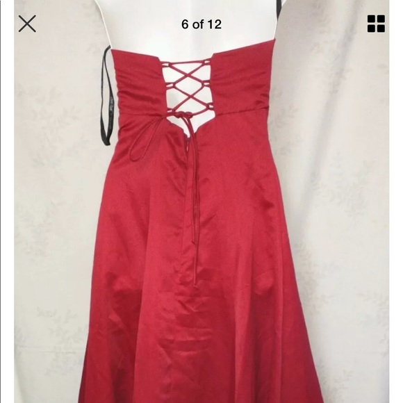 Zumzum by NIKI LIVAS size 5/6 red ballroom dress - Picture 8 of 8